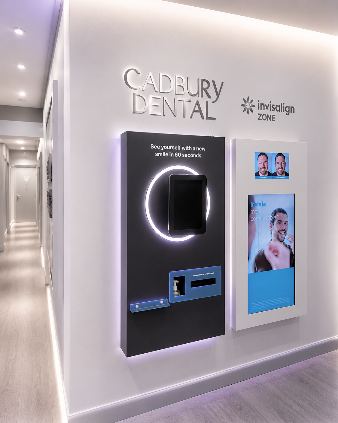 Invisalign Zone smile preview station
