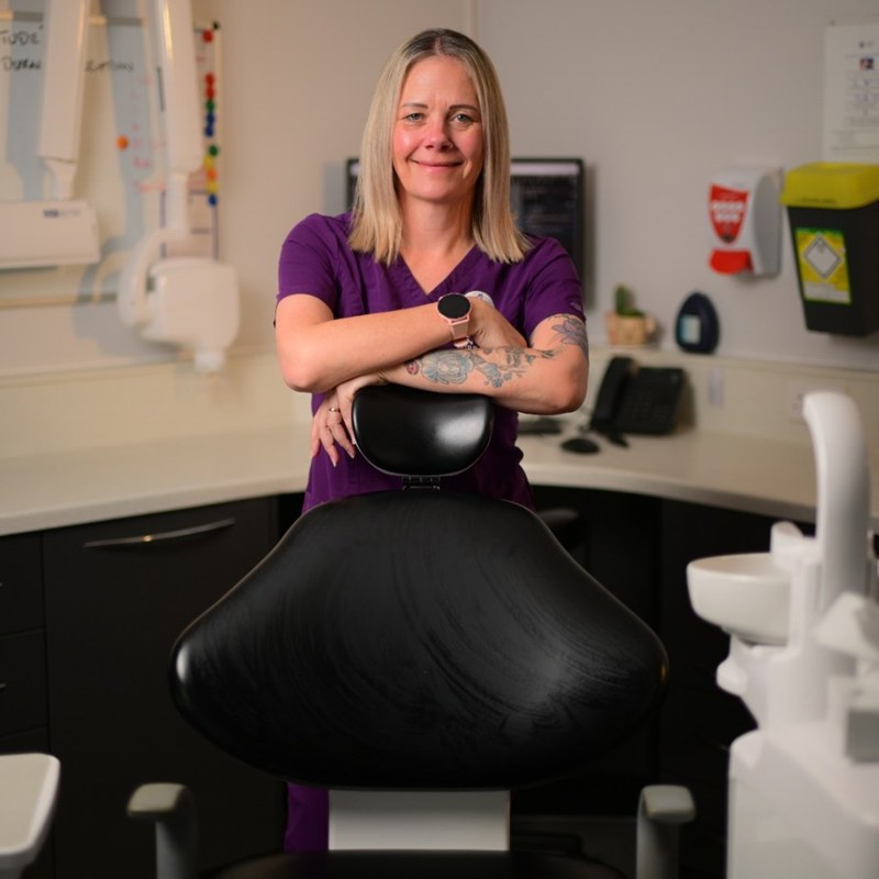 Jodie Cattell — member of the Cadbury Dental team in Bournville, Birmingham