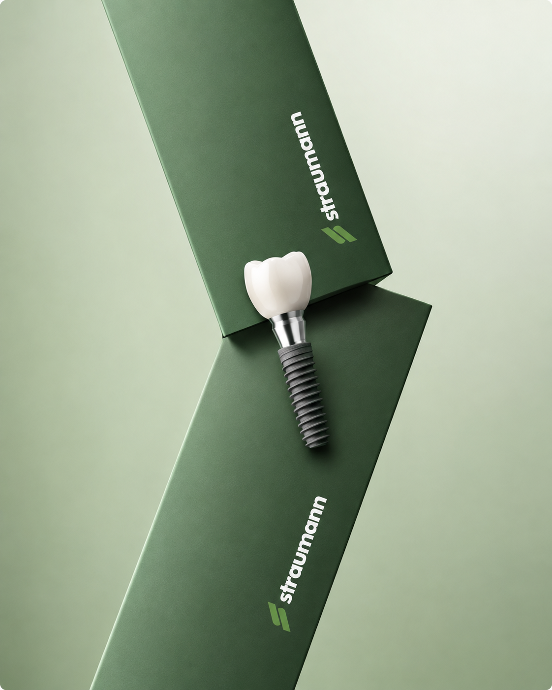 Straumann premium dental implant and crown system used at Cadbury Dental, Birmingham