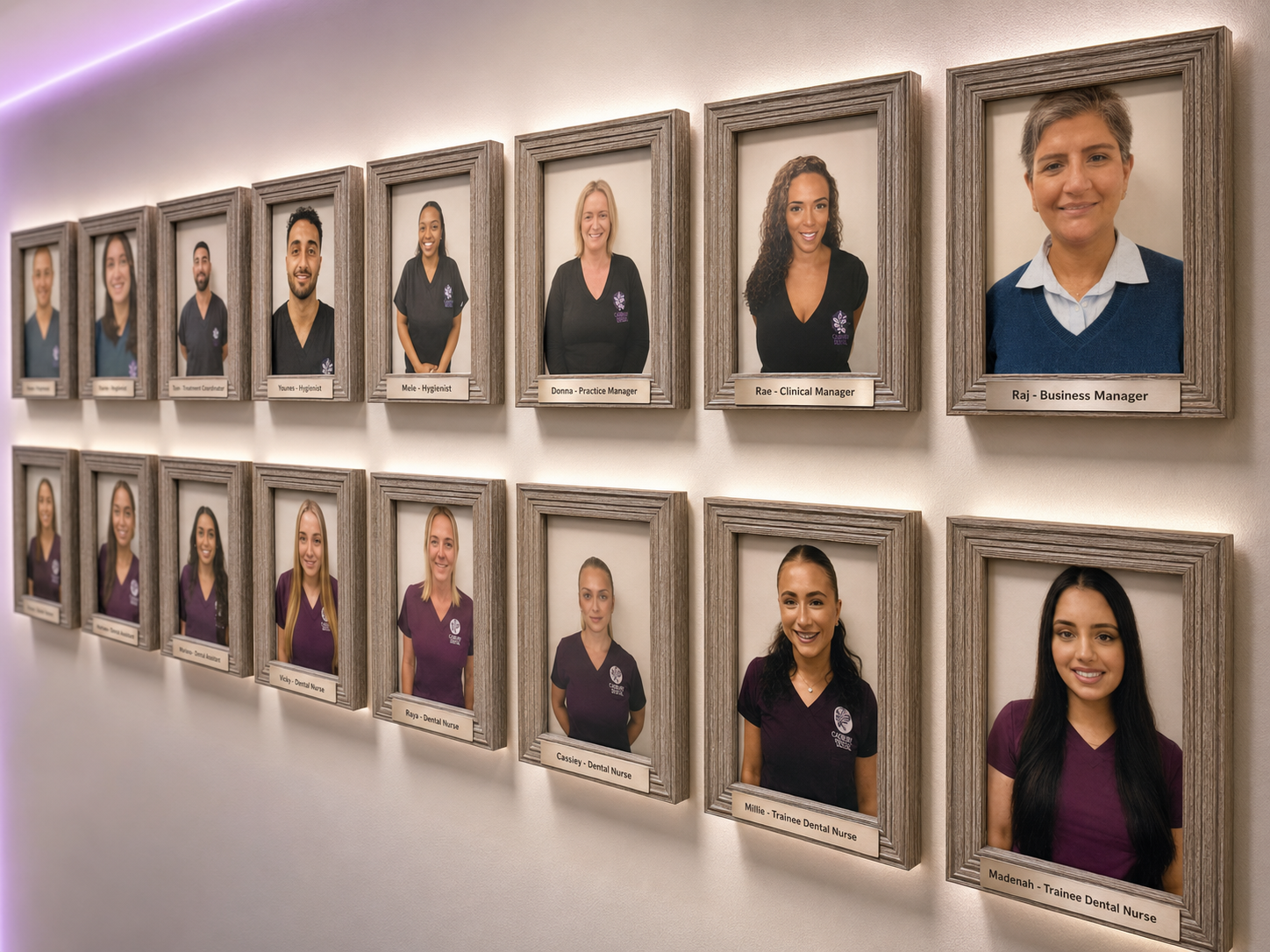 The Cadbury Dental team portraits